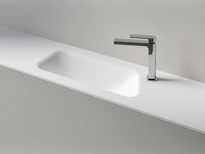 PICTOR - Rectangular stone handrinse basin _ Edoné by Agorà